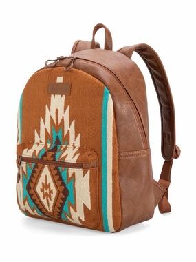 Wrangler Southwestern Aztec knitted Pattern Backpack